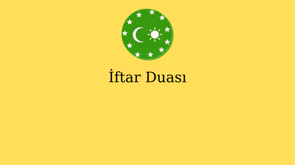 İftar Duası
