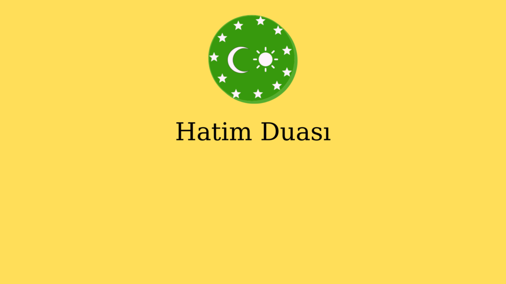 Hatim Duası