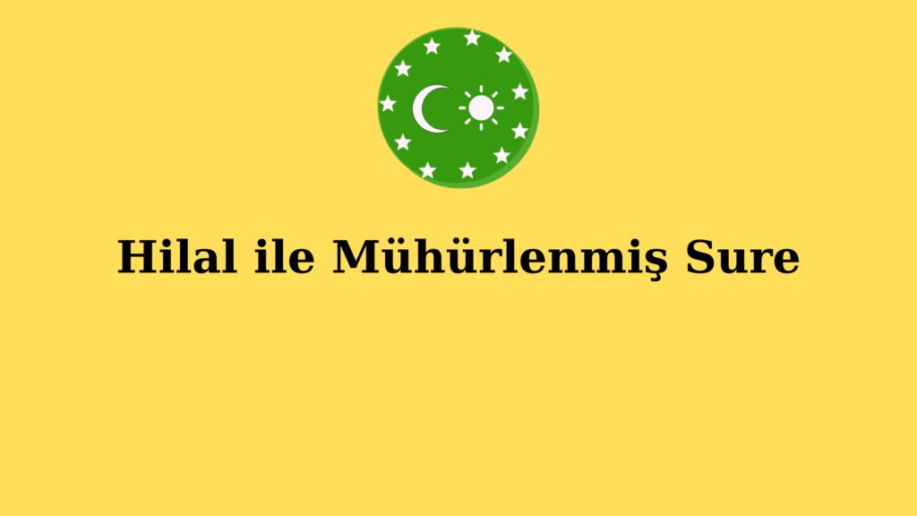 Hilal ile Mühürlenmiş Sure: Kamer Suresi’nde Her Ayet ر ile Biter, Her Bitiş Bir Hilali Hatırlatır